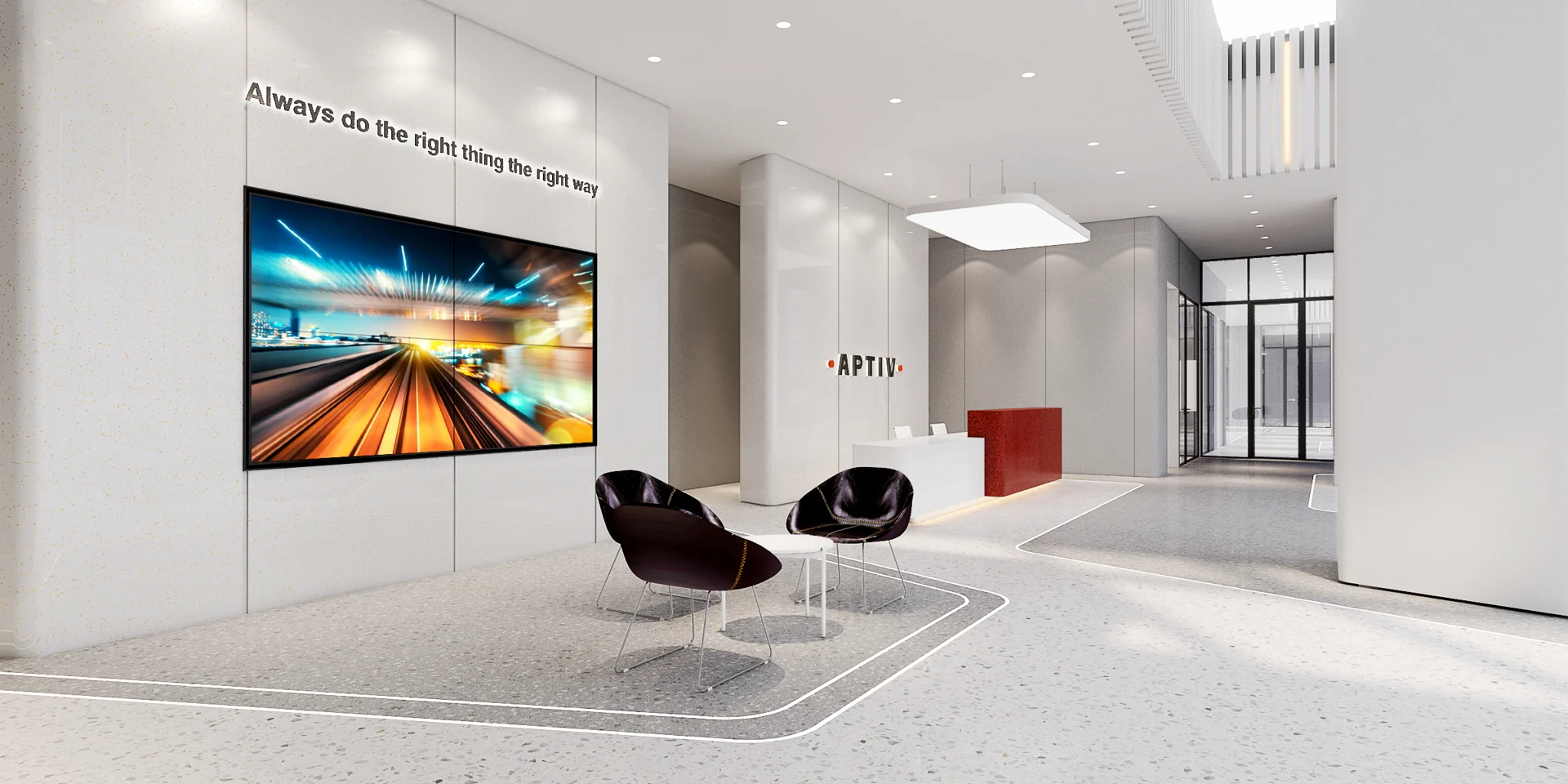 Aptiv — ภาพออกแบบสำนักงาน