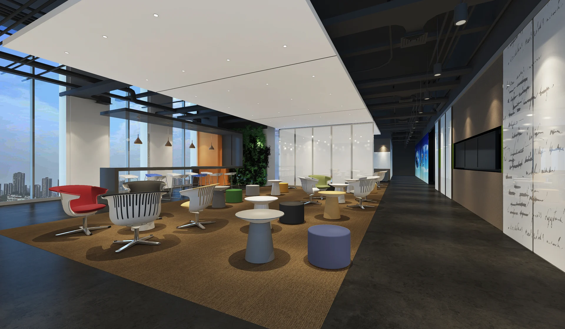 Beijing Unicom — ภาพออกแบบสำนักงาน