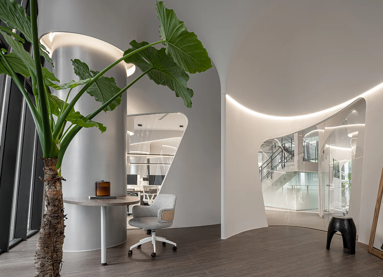 Jingmei architectural workplace — ภาพออกแบบสำนักงาน