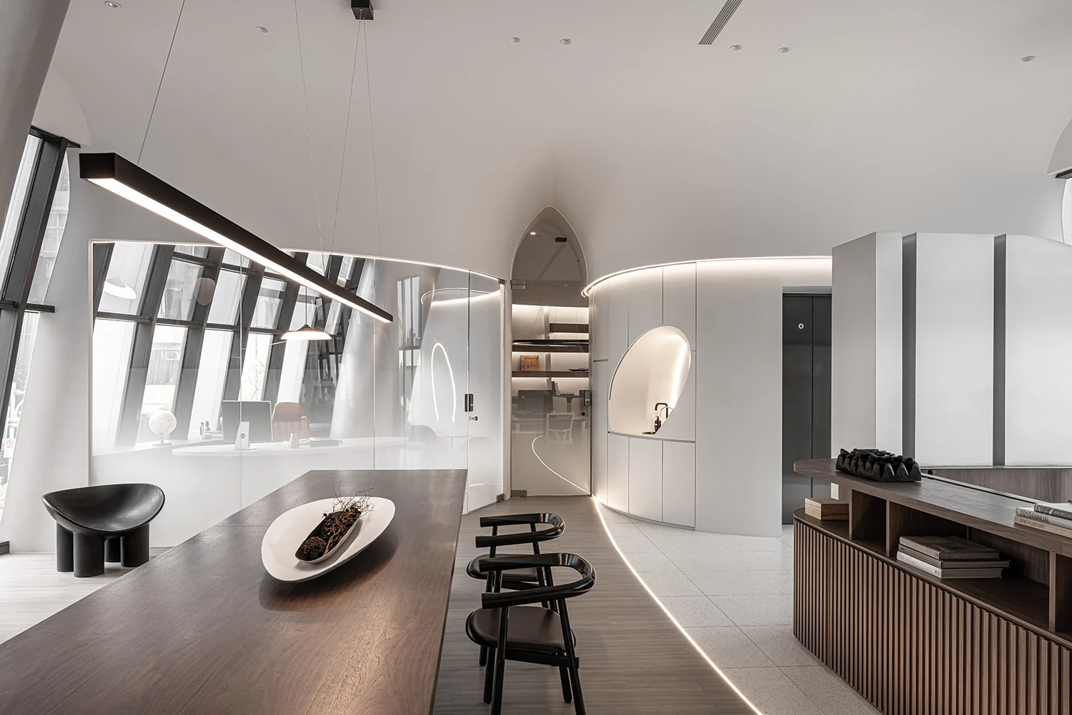 Jingmei architectural workplace — ภาพออกแบบสำนักงาน