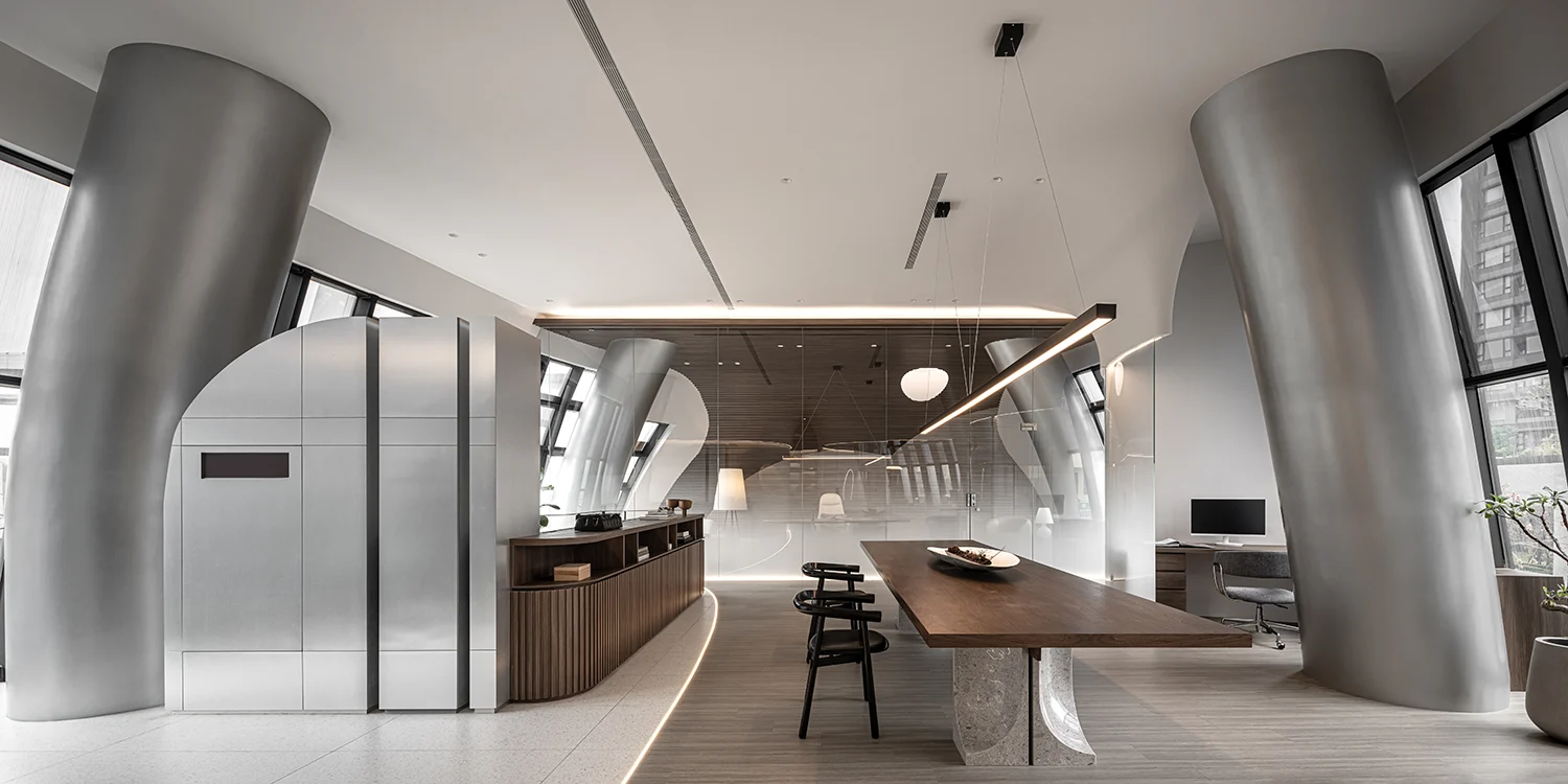 Jingmei architectural workplace — ภาพออกแบบสำนักงาน
